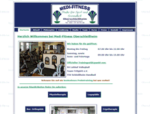 Tablet Screenshot of medi-fitness-oberschleissheim.de